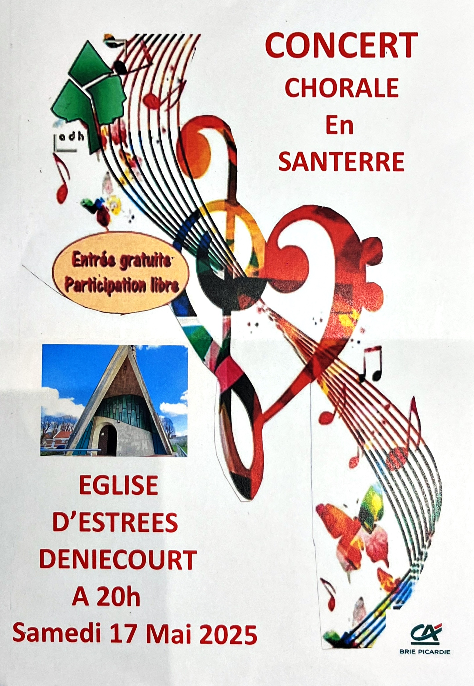 Lire la suite à propos de l’article Retour sur la chorale en Santerre du 17 mai 2025 a l église d Estrées Deniécourt.